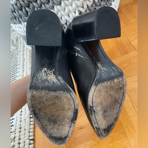 Kenzo leather black ankle boots - Picture 6 of 9